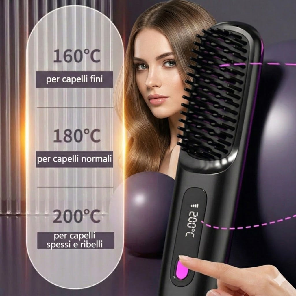 Spazzola lisciante 3in1