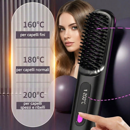 Spazzola lisciante 3in1