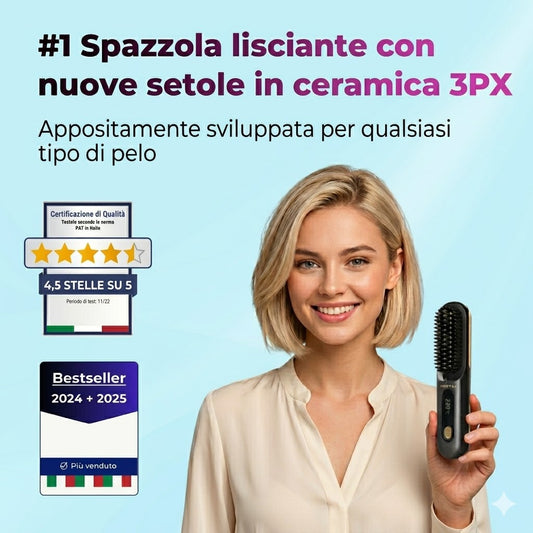 Spazzola lisciante 3in1